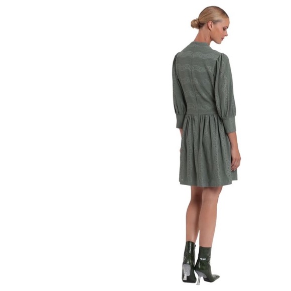 Beautiful Dark Sage(Green)  Plus Size Dress (Sz 14)  | Donna Morgan | - Picture 2 of 5